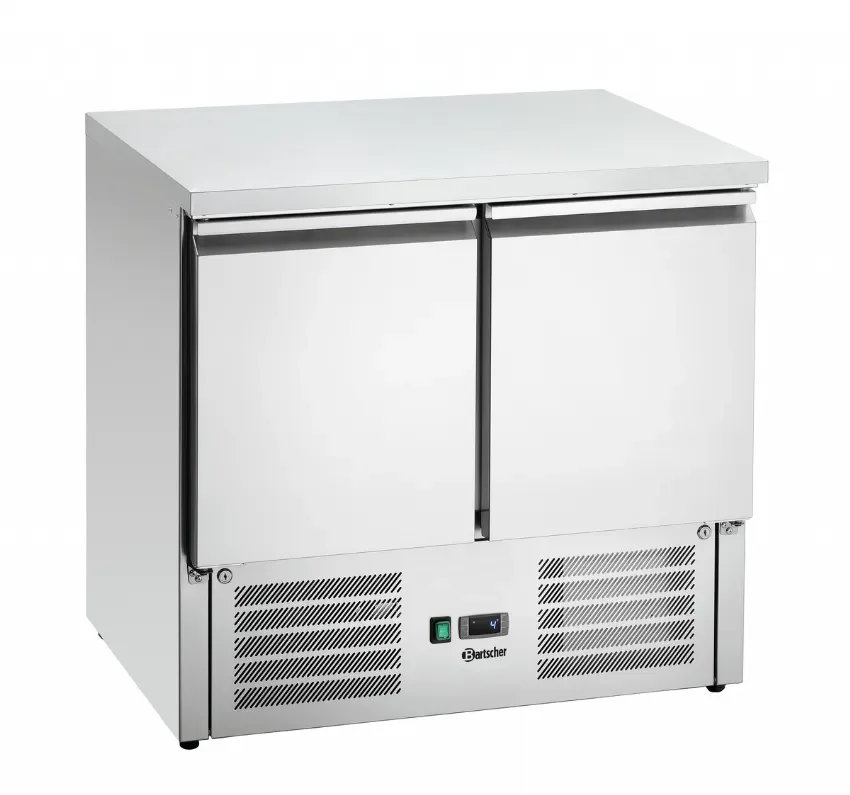 Mini table réfrigérée positive 2 portes 0/+10°c 260 l - 900x700x880 mm Prix Choc