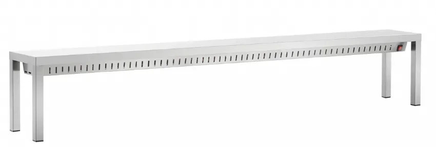 Produit De Marque Étagère du chef en inox chauffante - 1600x300x400 mm