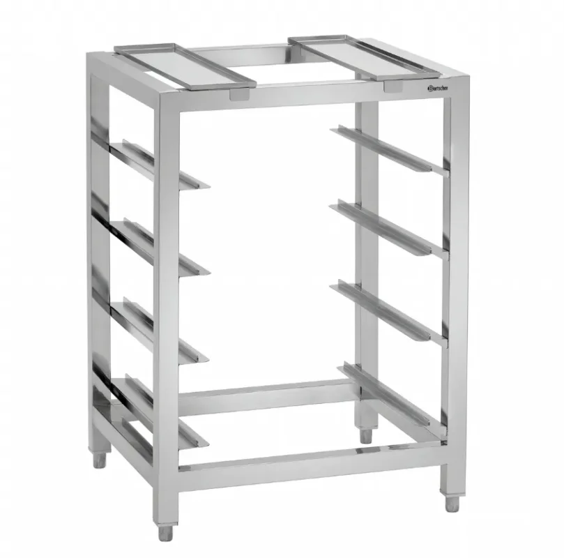 Soubassement ouvert en inox - 535x595x855 mm Livraison Express
