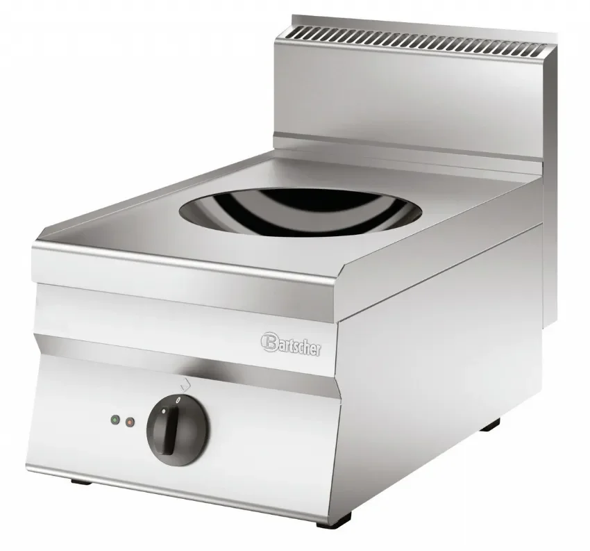 Prix Réduit Wok à induction triphasé à poser 5000 w - 400x650x295 mm