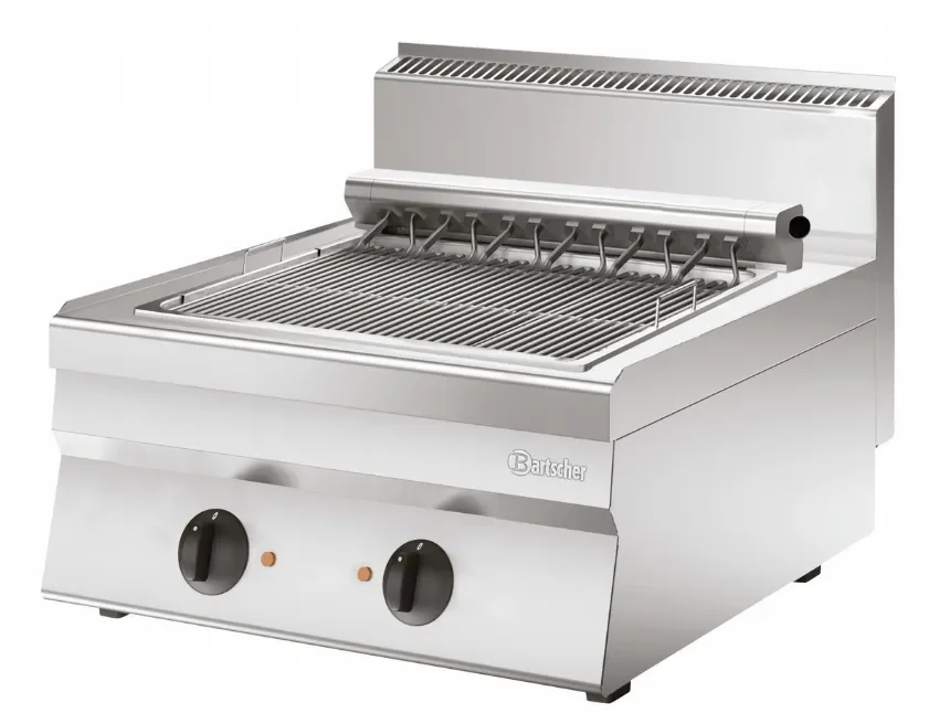 Affaire À Saisir Grill électrique triphasé à poser rainuré 8000 w - 800x650x295 mm