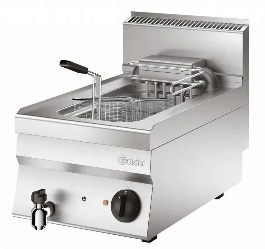 Authentique Friteuse électrique triphasé à poser 10 l - 400x650x295 mm