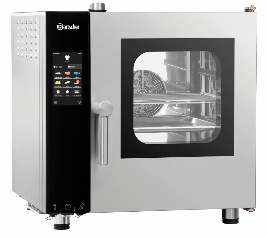Four mixte à vapeur 5 niveaux gn 2/3 commande tactile 3.3 kw - 620x775x675 mm Top Vente