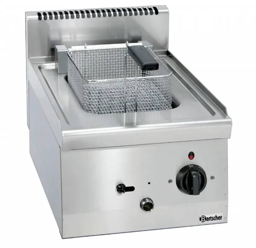 Friteuse électrique triphasé professionnelle à poser 1x8l - 400x600x290 mm Pas Cher