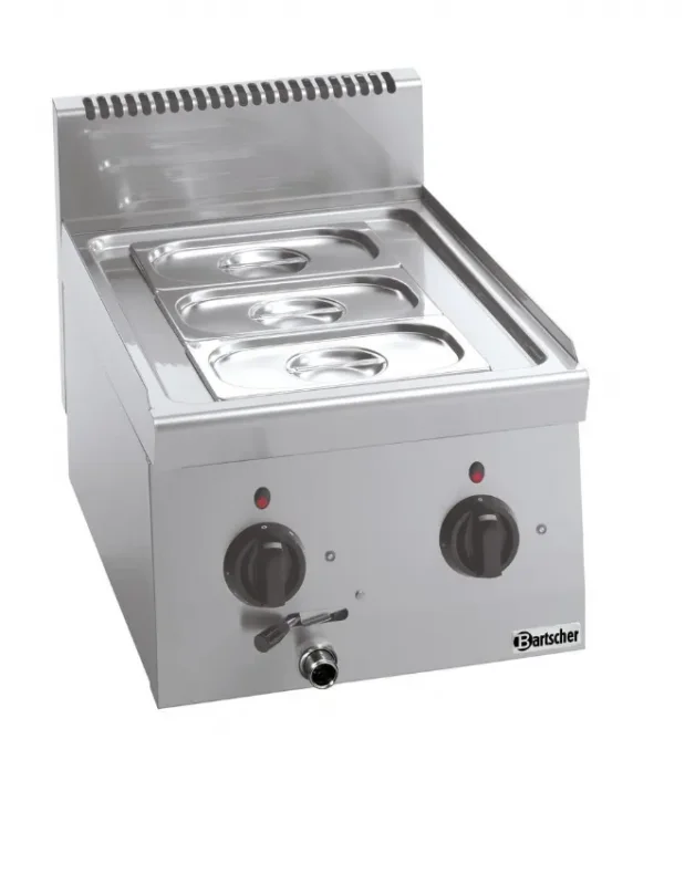 Expédition Rapide Bain-marie électrique professionnel à poser 3 x gn 1/4 - 400x600x290 mm