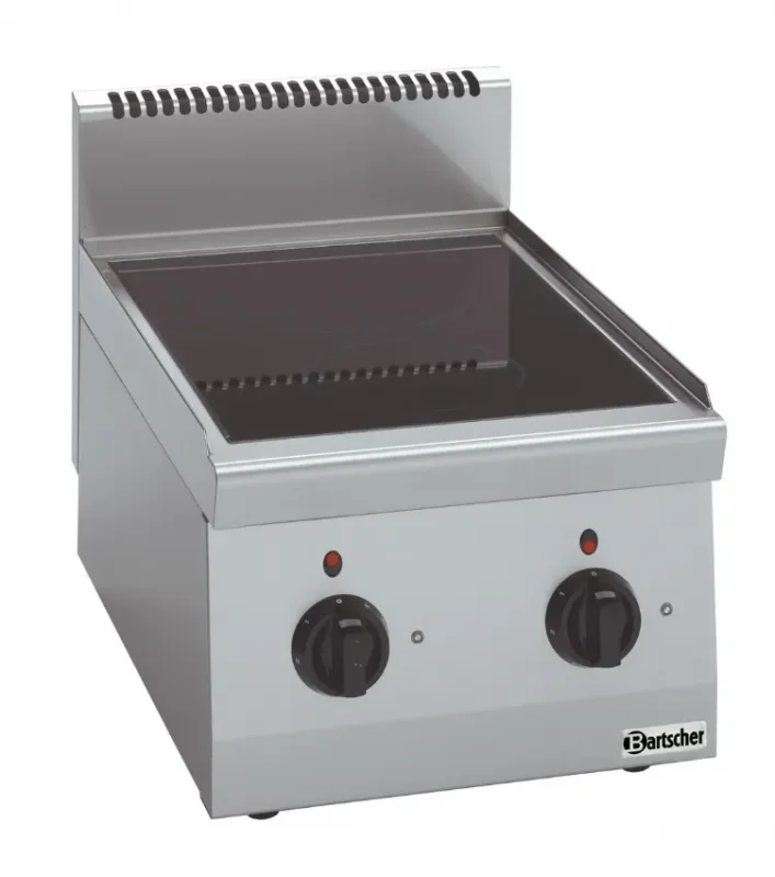 Fourneau électrique triphasé à poser 2 zones de cuisson - 400x600x290 mm Prix Promo