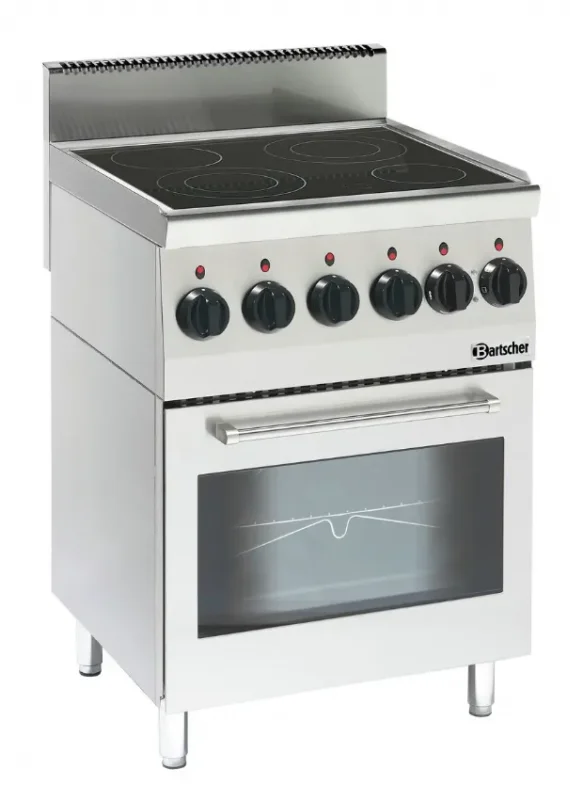 Offre Exclusive Fourneaux professionnel électrique triphasé 4 zones de cuissons - 600x600x900 mm