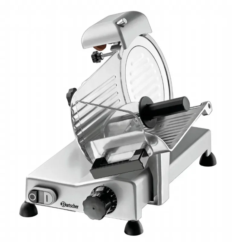 Réduction Trancheuse à jambon professionnel diamètre lame 195 mm - 335x440x340 mm