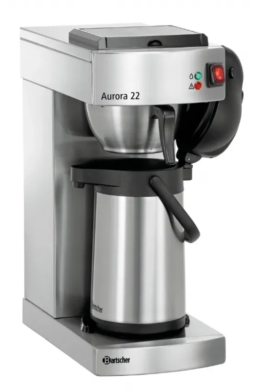 Dernière Chance Machine à café à poser professionnelle 1x 12 tasses - 215x405x520 mm