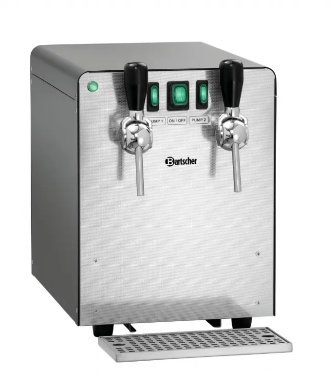Prix Promo Tireuse à vin chaud 2 pompes 130l/heure - 287x690x398 mm