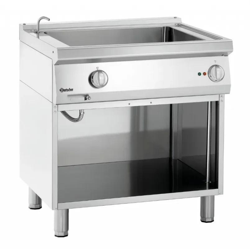 Expédition Rapide Bain marie inox sur meuble ouvert - 800x700x850 mm