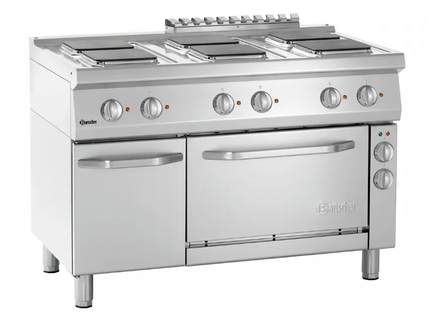 Top Vente Plan de cuisson électrique sur four et placard 6 zones de cuisson - 1200x700x850 mm