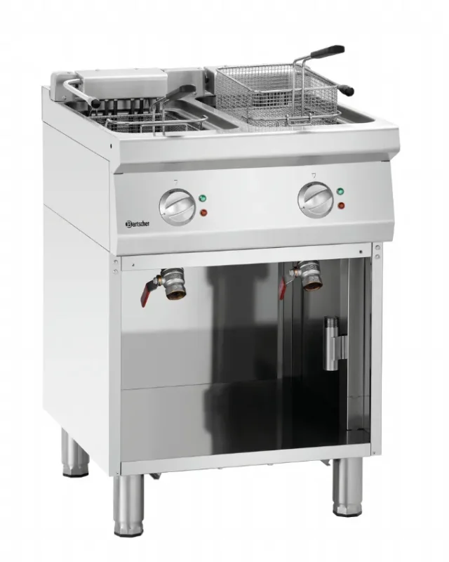 Bon Plan Friteuse électrique sur meuble ouvert 2x11l - 600x700x850 mm