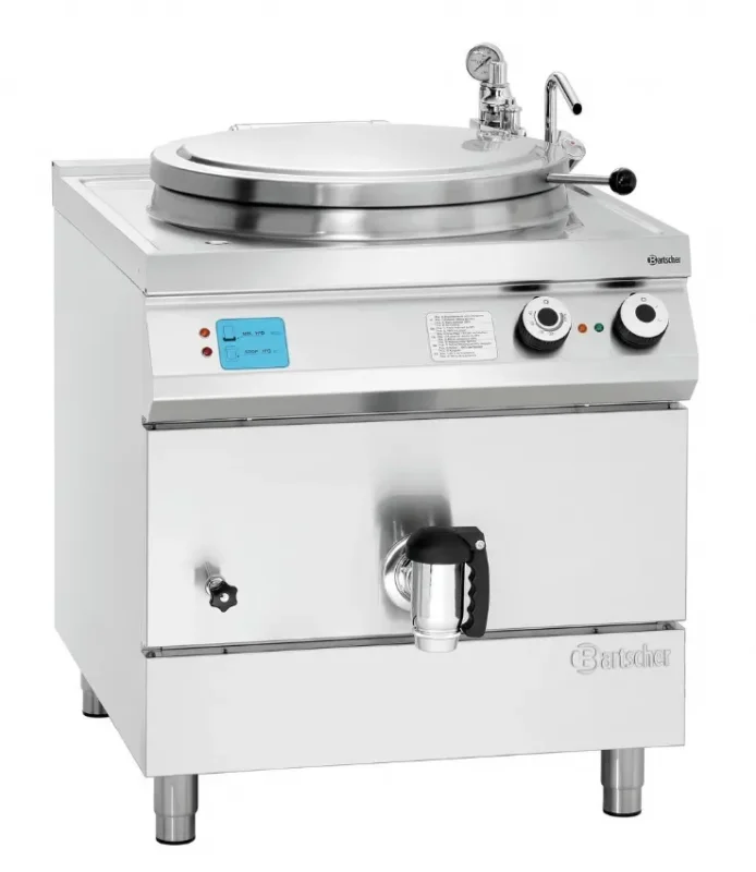 Marmite électrique inox avec 1 cuve de 135 litres - 800x900x900 mm Prix Cassé