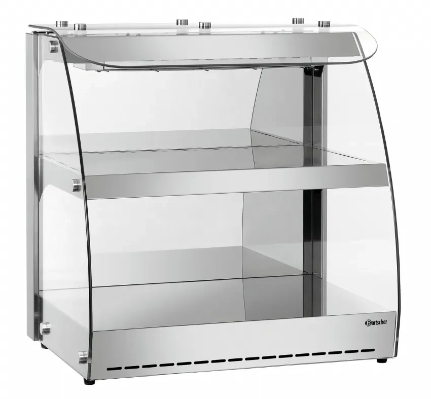 Satisfait Ou Remboursé Vitrine chauffante argenté 104 litres - 630x465x655 mm