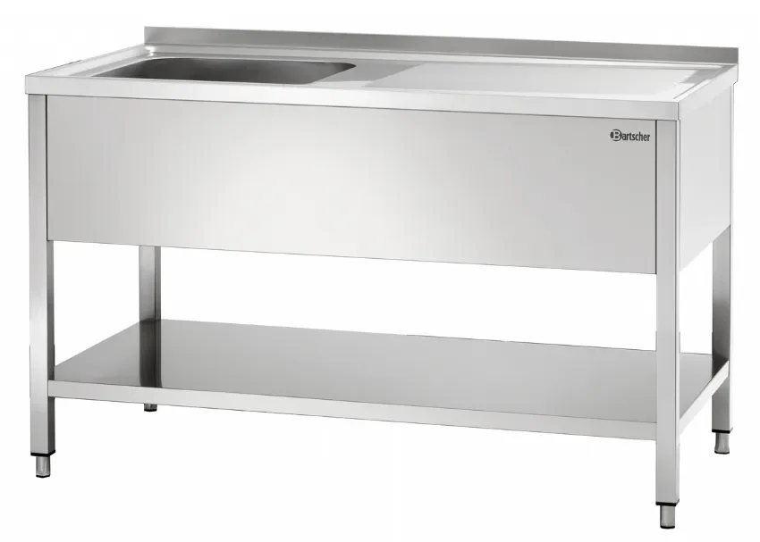 Populaire Plonge professionnelle 1 bac à gauche - 1400x700x850 mm