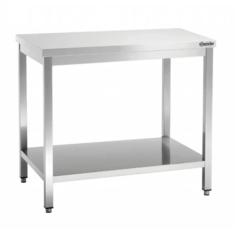 Dernier Modèle Table de travail en inox soudé avec tablette inférieure - 1200x700x850 mm