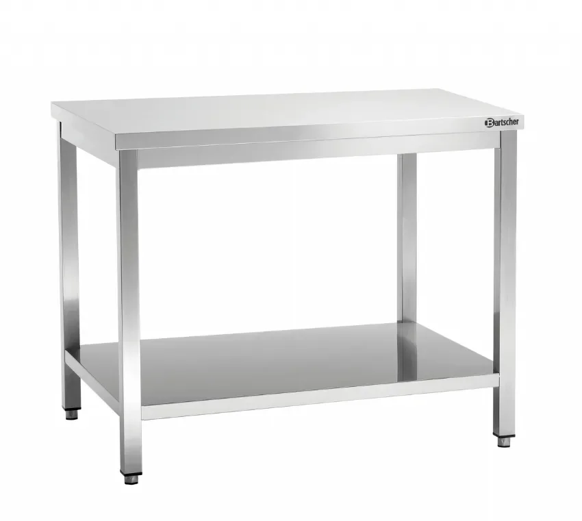 Commande En Gros Table de travail en inox avec tablette inférieure - 1300x600x850 mm