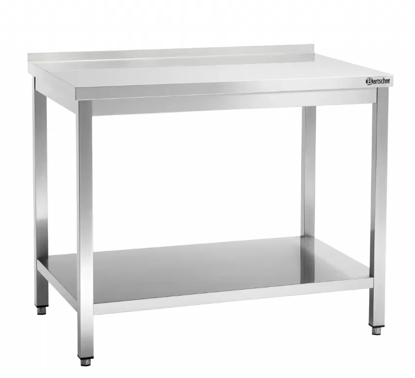 Commande En Gros Table de travail en inox adossée soudé - 1000x700x850 mm