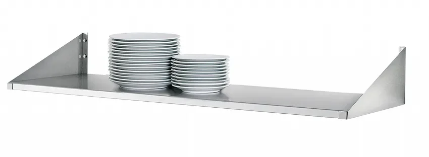 Retour Gratuit Étagère assiette en inox - 1000x200x190 mm