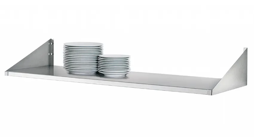 Étagère assiette en inox - 800x300x300 mm Livraison Express