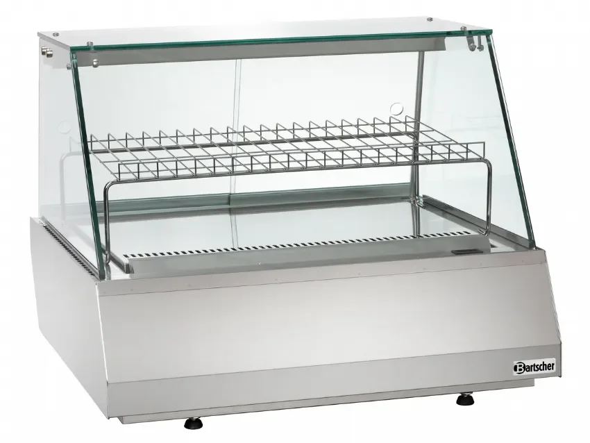 Vitrine réfrigérée plate+6/+10°c porte coulissante 2x gn 1/1 - 750x775x600 mm Populaire