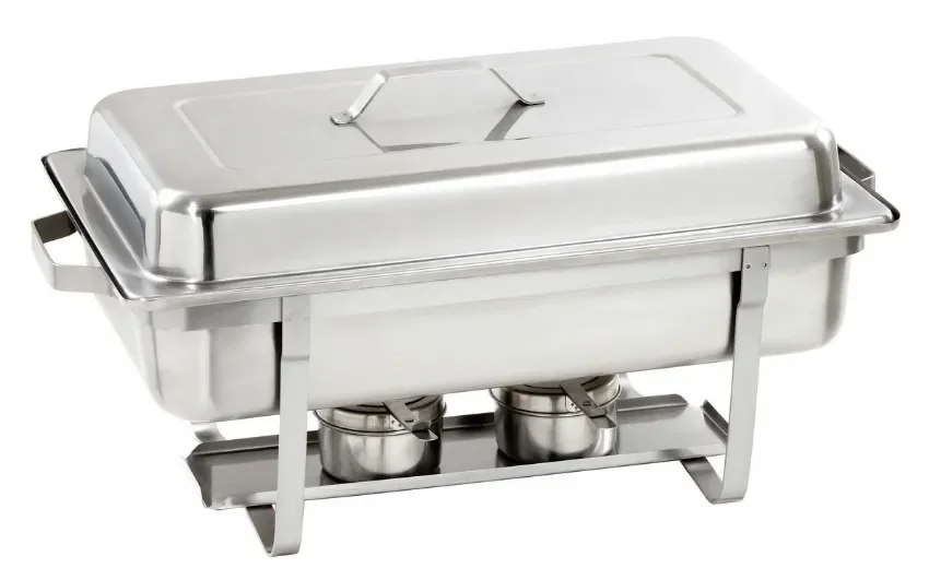 Livraison Gratuite Chafing dish xl en inox 14 litres - 605x350x305 mm