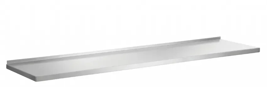 Étagère murale inox - 2000x355x27 mm Haute Qualité