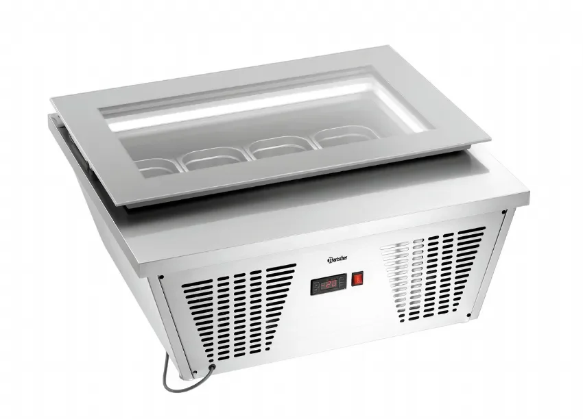 Vitrine à glaces -18/-25°c à poser 4x 6,5 l - 867x735x377 mm Dernière Chance