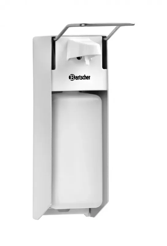 Meilleur Prix Distributeur de savon mural rechargeable argenté 0,9 l - 95x222x330 mm
