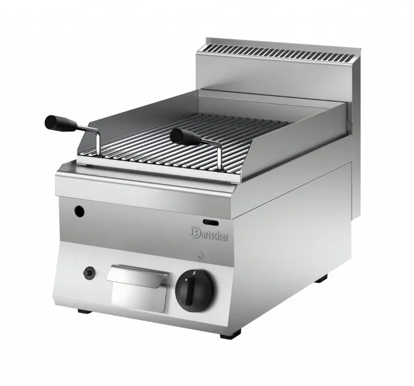 Prix Choc Grill pierre de lave gaz à poser 7000 w - 400x650x295 mm