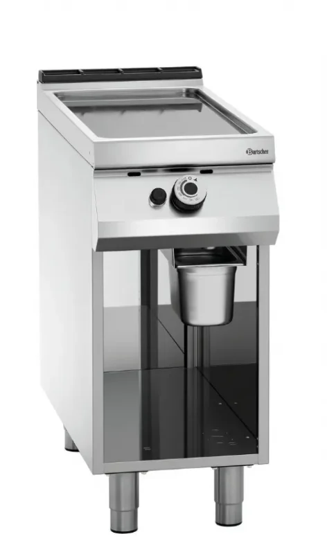 Prix Promo Plaque à snacker gaz lisse sur meuble ouvert - 400x900x900 mm
