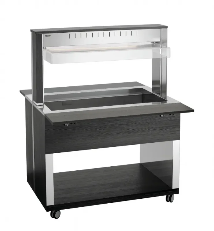 Prix Choc Chariot transportable chaud 3x gn 1/1 éclairage led - 1170x1250x1510 mm