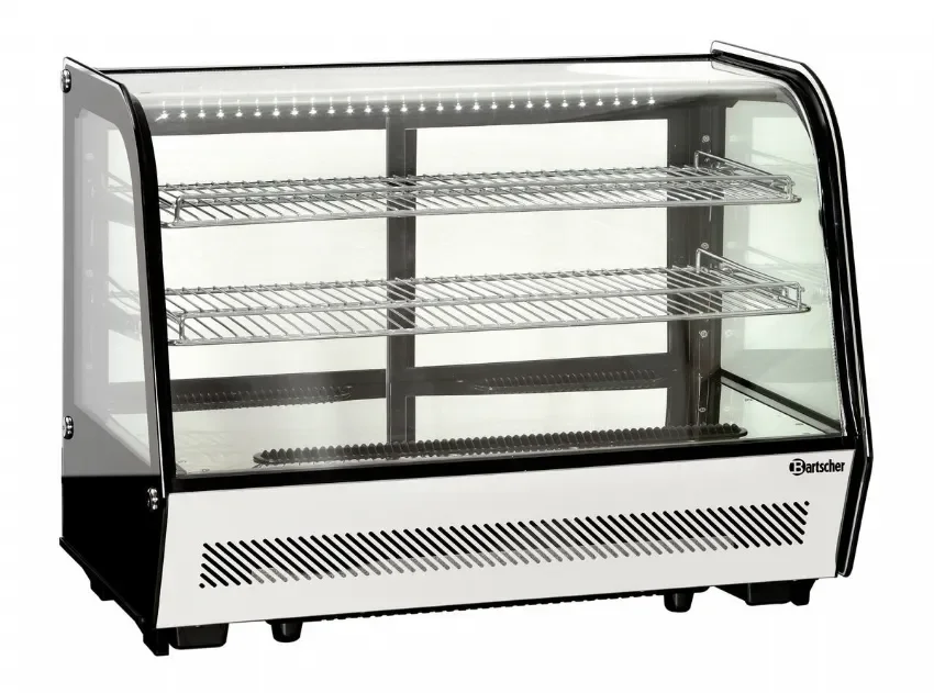 Affaire À Saisir Vitrine réfrigérée +2/+12°c avec 3 niveaux 160 litres - 885x580x690 mm