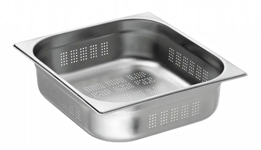 Bac gn 2/3 prof 100 mm perforé - 354x325x100 mm Petit Prix