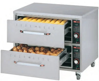 Livraison Gratuite 2 tiroirs chauffants pour service rapide HATCO