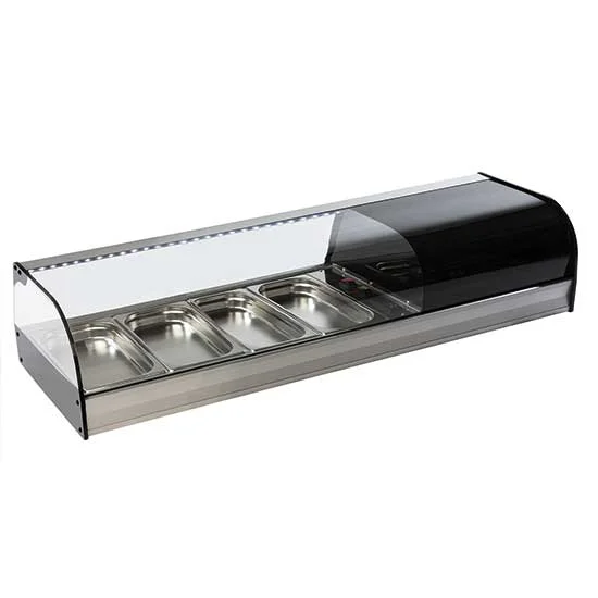 Certifié Vitrine à tapas réfrigérée 4x GN1/3 MASTRO - TPFR4IA