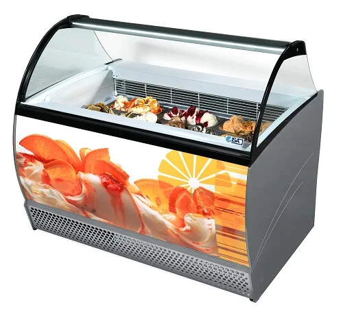 Vitrine réfrigérée à crème glacée 20 bacs ISABELLA Nouvelle Collection
