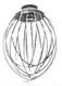 Fouet inox pour batteur 8 litres Accessoires pour BE8 DITO SAMA Top Vente