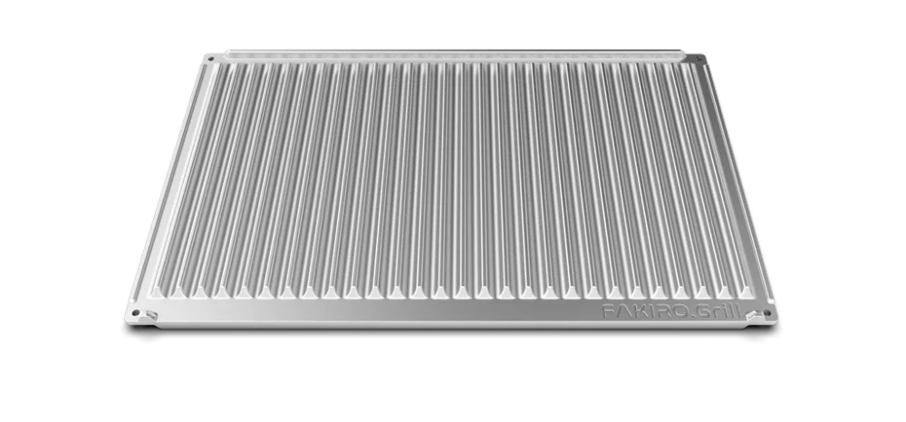 Plaque à pâtisserie en aluminium. Deux surfaces - lisses et rayées - pour différents produits GN 1/1, GN 2/1 FAKIRO UNOX Paiement Sécurisé