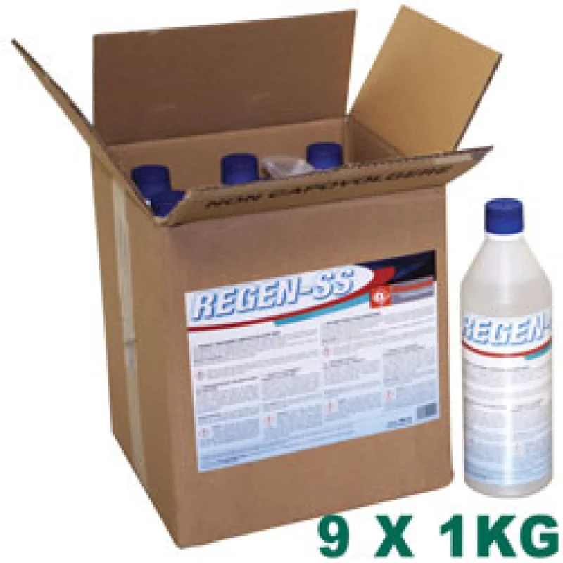 Produit traitement surface en acier inox 9 flacons d'1 KG DIAMOND - REGEN-SS Must-Have