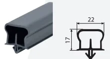 Quantité Limitée Joint bourrelet caoutchouc noir pour meuble froid professionnel Longueur 4m