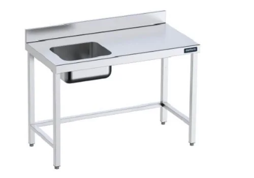 Table de préparation en inox 1400mm Petit Prix