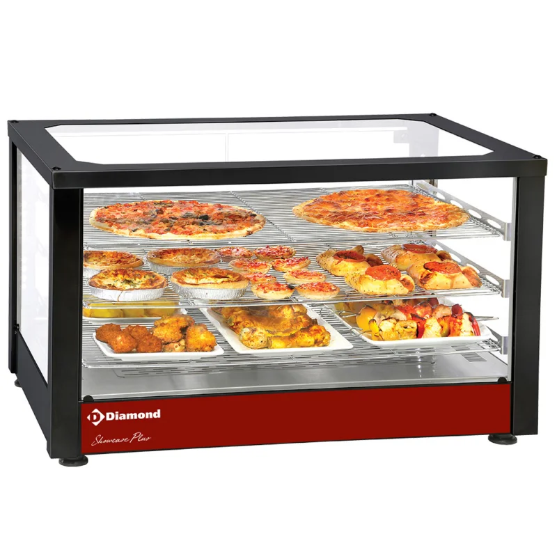 Vitrine chauffante ventilée à poser 3 étagesDiamond Commander Vite