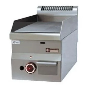 Produit De Marque Plancha professionnelle gaz lisse 1 zone DIAMOND profondeur 600mm