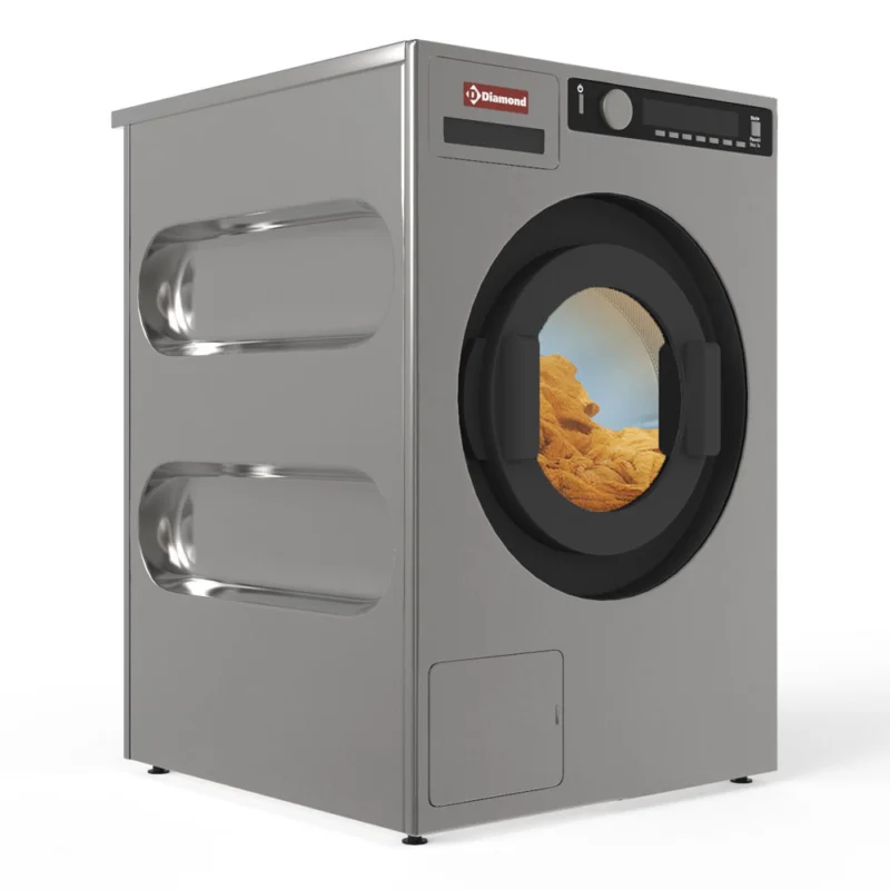 Lave LINGE inox avec pompe de décharge 8 Kg DIAMOND - ML80-PU Bon Plan