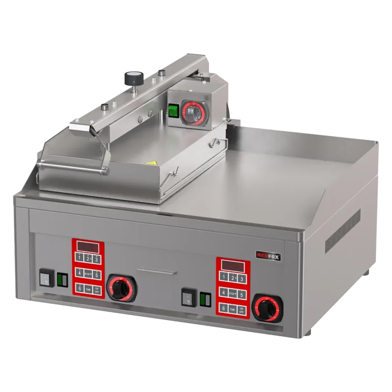Vente Flash Clam électrique double chromé programmable avec relevage automatique - 1 presse REDFOX