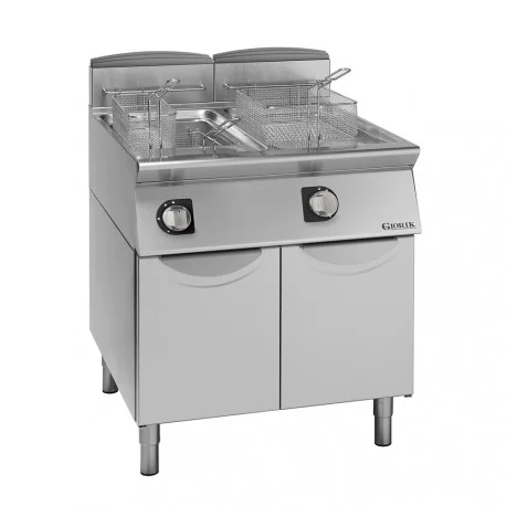 Achetez Aujourd’hui Friteuse professionnelle à gaz 2x17 Litres sur coffre GIORIK
