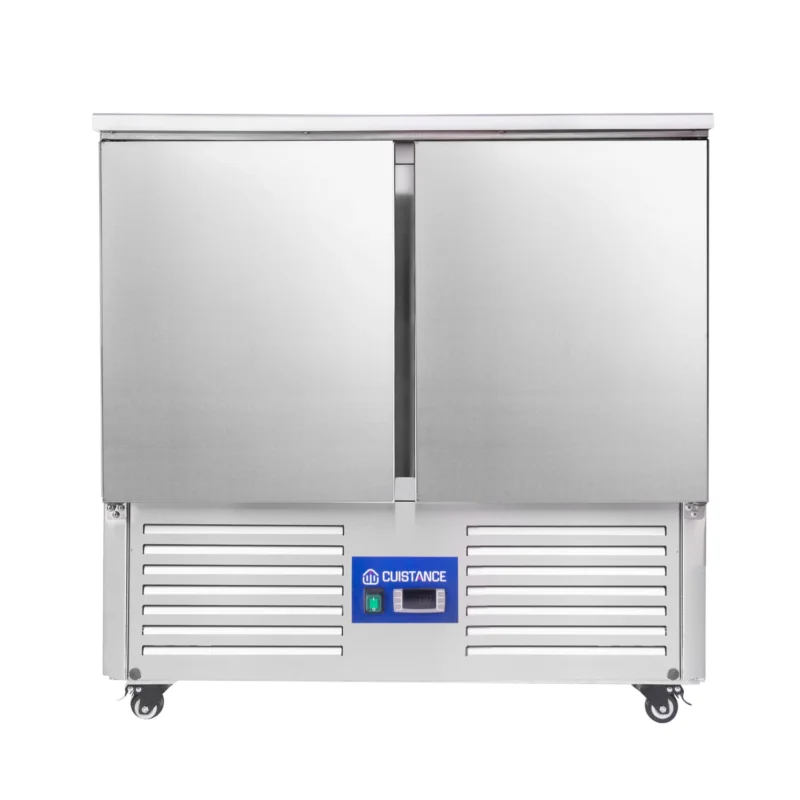 Saladette réfrigérée 2 portes inox CUISTANCE Commande En Gros
