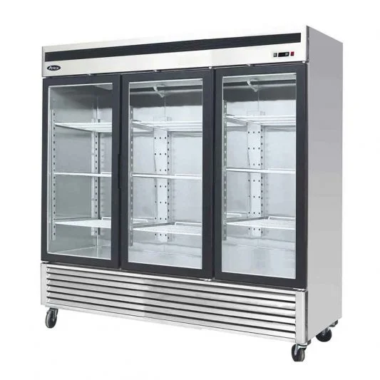 Prix Réduit Frigo professionnel négative 3 portes vitrées 2050 Litres ATOSA - MCF8704GR